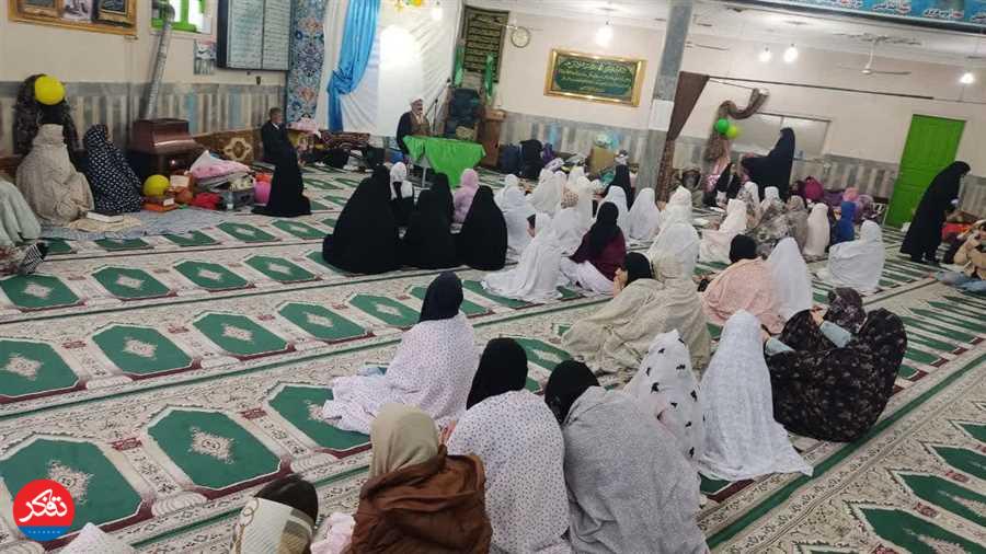 استقبال چشمگیر دانش‌آموزان از مراسم معنوی اعتکاف