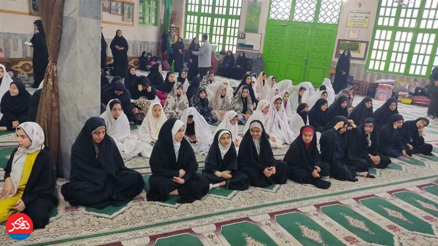 استقبال چشمگیر دانش‌آموزان از مراسم معنوی اعتکاف
