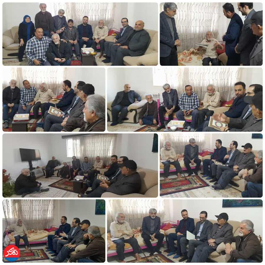 عیادت از هنرمند پیشکسوت «احمد گویا»