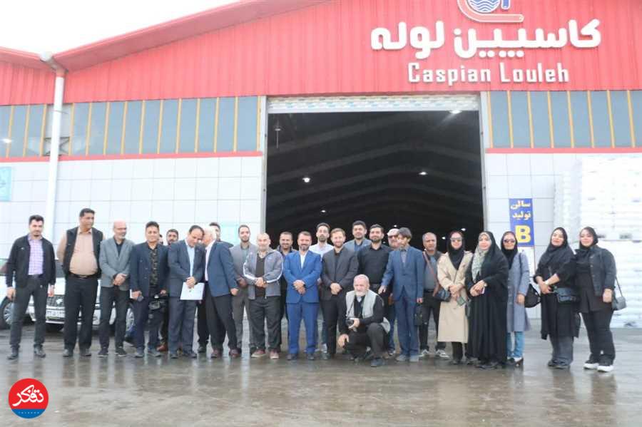 بازدید خبرنگاران از شهرک صنعتی جویبار