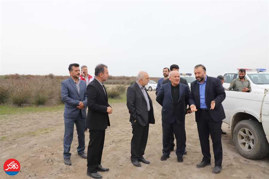 یک سوم از مساحت تالاب میانکاله خشک شد+ عکس